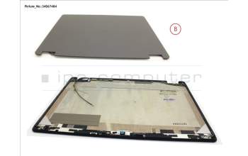 Fujitsu FUJ:CP751094-XX LCD BACK COVER ASSY (FOR HD, WWAN)