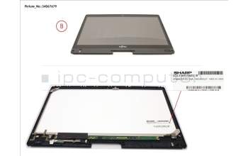 Fujitsu FUJ:CP753570-XX LCD ASSY, G INCL. TP AND DIGITIZER