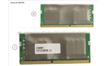 Fujitsu FUJ:CP753628-XX MEMORY 8GB DDR4-2400