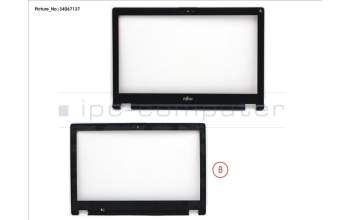 Fujitsu LCD FRONT COVER (FHD FOR CAM/MIC) für Fujitsu LifeBook E558