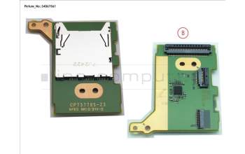Fujitsu FUJ:CP754736-XX SUB BOARD, SD CARD READER