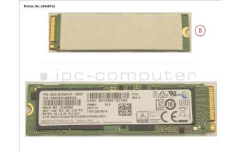 Fujitsu FUJ:CP756836-XX SSD PCIE M.2 2280 256GB(FDE)W/RUBBER