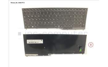 Fujitsu FUJ:CP757766-XX KEYBOARD 10KEY BLACK W/O TS UK