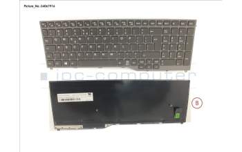 Fujitsu FUJ:CP757768-XX KEYBOARD 10KEY BLACK W/O TS US