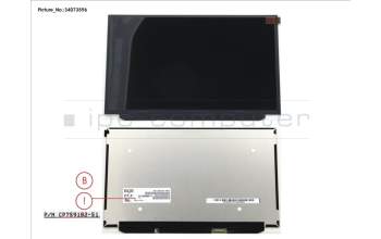 Fujitsu FUJ:CP759182-XX LCD PANEL BOE AG, NV125FHM-N84(EDP,FHD)