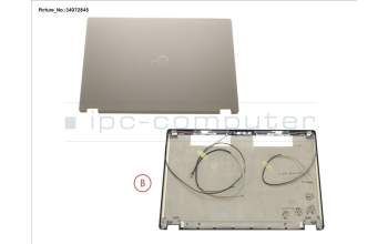 Fujitsu LCD BACK COVER ASSY(W/ CAM,MIC FOR WWAN) für Fujitsu LifeBook U758