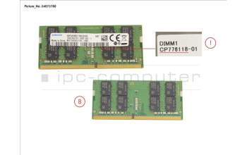 Fujitsu FUJ:CP776118-XX MEMORY 16GB DDR4