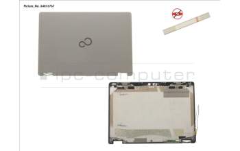 Fujitsu FUJ:CP776371-XX LCD BACK COVER ASSY (FOR HD,W/MIC,WWAN)