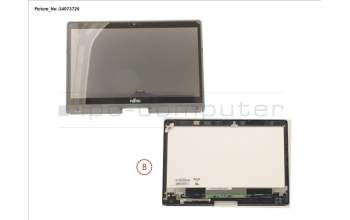 Fujitsu FUJ:CP776441-XX LCD ASSY FOR REARCAM, G INCL.TP AND DIGI