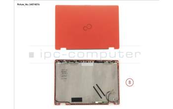 Fujitsu FUJ:CP776743-XX LCD BACK COVER RED