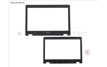 Fujitsu FUJ:CP781800-XX LCD FRONT COVER (FOR HD W/O CAM/MIC)