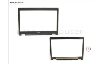 Fujitsu FUJ:CP781801-XX LCD FRONT COVER (FOR FHD W/ CAM/MIC)