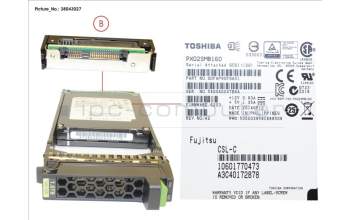 Fujitsu FUJ:JX42-SSD16 JX40 S2 2,5\" MLC SSD 1.6TB