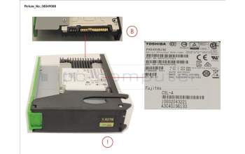 Fujitsu FUJ:JX602-SSD-1-9-3 JX60 S2 MLC SSD 1.9TB 3DWPD SPARE