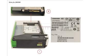 Fujitsu FUJ:JX602-SSD-3-8-1 JX60 S2 MLC SSD 3.8TB 1DWPD SPARE