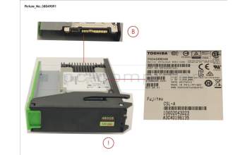 Fujitsu FUJ:JX602-SSD-480-1 JX60 S2 MLC SSD 480GB 1DWPD SPARE