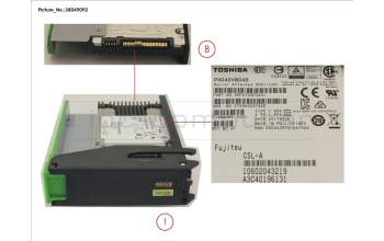 Fujitsu FUJ:JX602-SSD-480-3 JX60 S2 MLC SSD 480GB 3DWPD SPARE
