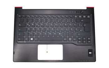 Fujitsu LifeBook U772 Original Tastatur inkl. Topcase DE (deutsch) schwarz/schwarz mit Backlight