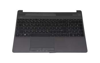 HB2251 Original HP Tastatur inkl. Topcase DE (deutsch) schwarz/grau