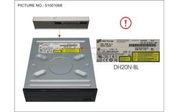 Fujitsu SATA DVD-ROM BL für Fujitsu Primergy TX2540 M1