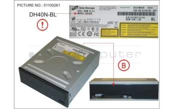 Fujitsu SATA DVD-ROM BL für Fujitsu Primergy RX2560 M1