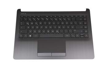 HP 14-cf1000 Original Tastatur inkl. Topcase DE (deutsch) schwarz/schwarz