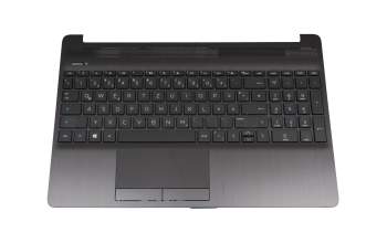 HP 15-dw0000 Original Tastatur inkl. Topcase DE (deutsch) schwarz/schwarz
