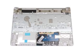 HP 15-dw2000 Original Tastatur inkl. Topcase DE (deutsch) silber/silber (Fingerprint)