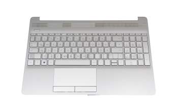HP 15-gw0000 Original Tastatur inkl. Topcase DE (deutsch) silber/silber Inkl. Touchpad