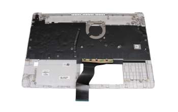 HP 15s-eq1000 Original Tastatur inkl. Topcase DE (deutsch) silber/silber mit Backlight