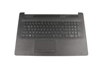 HP 17-by3000 Original Tastatur inkl. Topcase DE (deutsch) schwarz/schwarz (mit TP/DVD, Oberflächenstruktur \"Diamond\")