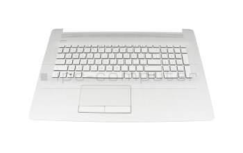 HP 17-by4000 Original Tastatur inkl. Topcase SF (schweiz-französisch) silber/silber (DVD)