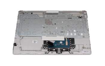 HP 17-ca1000 Original Tastatur inkl. Topcase DE (deutsch) silber/silber mit Backlight (DVD)