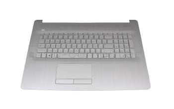 HP 17-ca2000 Original Tastatur inkl. Topcase FR (französisch) silber/silber (DVD) (PTP)