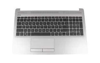 HP 250 G7 Original Tastatur inkl. Topcase DE (deutsch) schwarz/silber