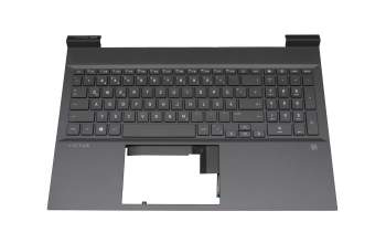 HP Envy 15-ep1000 Original Tastatur inkl. Topcase DE (deutsch) grau/grau mit Backlight