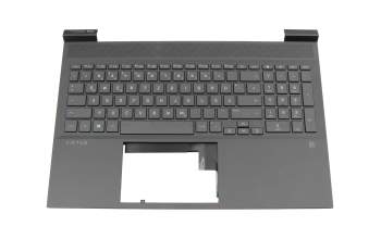 HP Envy 15-ep1000 Original Tastatur inkl. Topcase DE (deutsch) schwarz/schwarz mit Backlight (RTX-Grafikkarte)