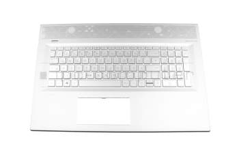 HP Envy 17-bw0200 Original Tastatur inkl. Topcase DE (deutsch) silber/silber mit Backlight