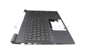HP Envy 17-ch0000 Original Tastatur inkl. Topcase FR (französisch) silber/schwarz mit Backlight