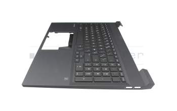 HP Envy 17-ch0000 Original Tastatur inkl. Topcase FR (französisch) silber/schwarz mit Backlight