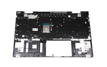 HP Envy x360 15-ed1000 Original Tastatur inkl. Topcase DE (deutsch) silber/silber mit Backlight (UMA)