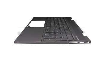 HP Envy x360 15-ee0000 Original Tastatur inkl. Topcase DE (deutsch) schwarz/schwarz mit Backlight (Nightfall Black)