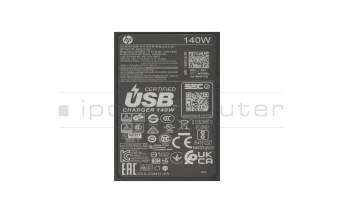 HP Omen 14-fb1000 Original USB-C Netzteil 140,0 Watt abgerundete Bauform