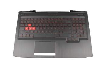 HP Omen 15-ce000 Original Tastatur inkl. Topcase DE (deutsch) schwarz/schwarz mit Backlight