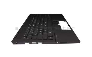 HP Omen 15-en0000 Original Tastatur inkl. Topcase DE (deutsch) schwarz/schwarz mit Backlight (Mica Silver Aluminium)