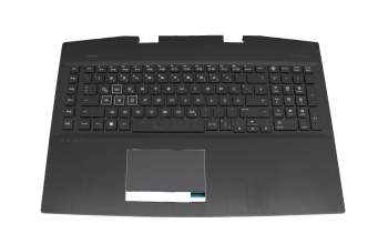 HP Omen 17-cb1000 Original Tastatur inkl. Topcase DE (deutsch) schwarz/schwarz mit Backlight