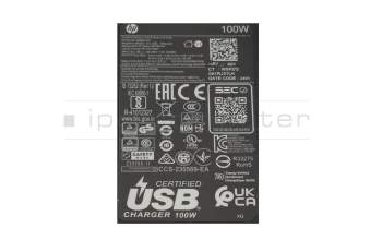 HP OmniBook 7 NGAI 17-dc0000 Original USB-C Netzteil 100,0 Watt abgerundete Bauform