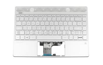 HP Pavilion 13-an0000 Original Tastatur inkl. Topcase DE (deutsch) silber/silber mit Backlight