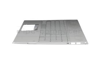 HP Pavilion 15-cs0200 Original Tastatur inkl. Topcase DE (deutsch) silber/silber mit Backlight (GTX-Grafikkarte)