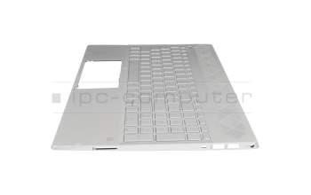HP Pavilion 15-cw1000 Original Tastatur inkl. Topcase DE (deutsch) silber/silber mit Backlight (UMA-Grafik)
